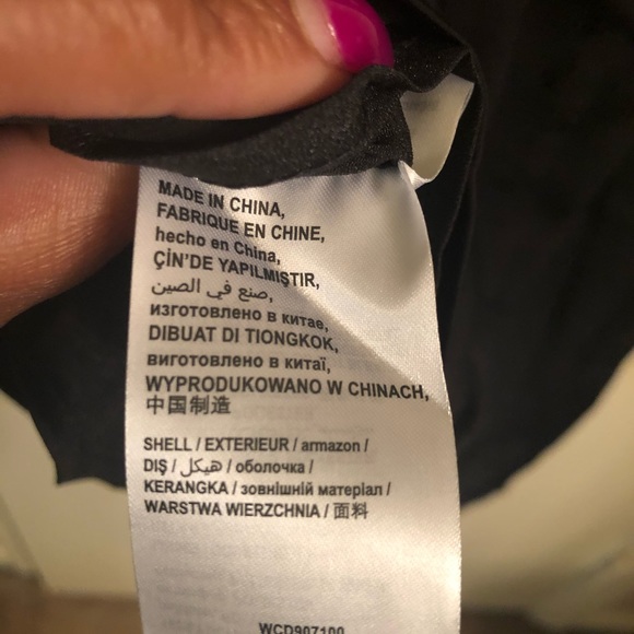 Bebe Black Sparkle Rhinestones Halter Dress Sz 16 - Picture 8 of 8